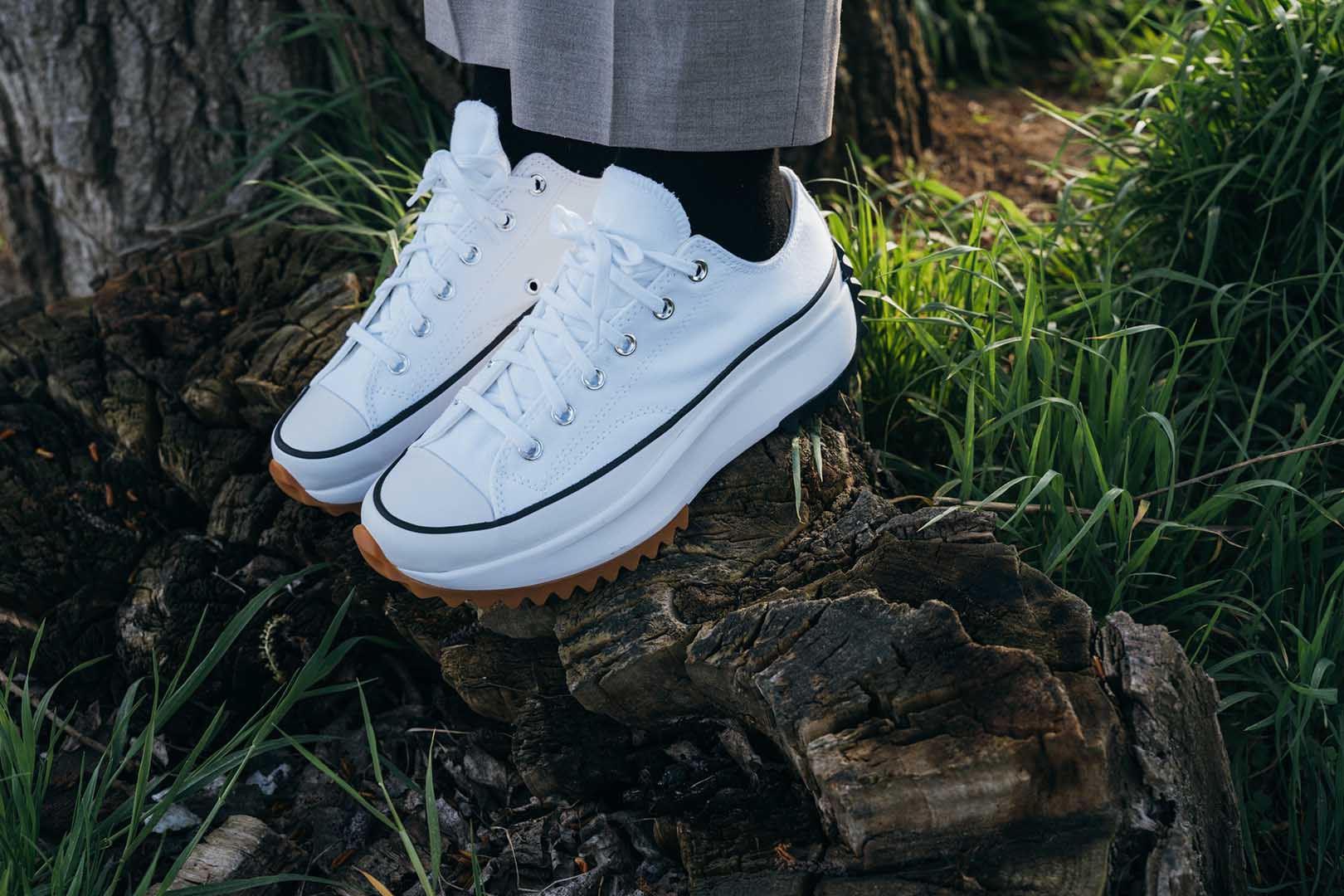 Women's shoes Converse Run Star Hike Low White/ Black/ Gum | Footshop